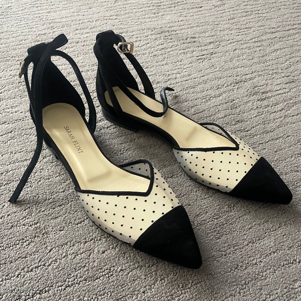 Sarah Flint Parker Flat - 39 EU / 8.5 US - EUC Worn 1x - Box Included